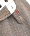 ISAIA - Brown & Blue Multi-Plaid Check Dress Pants Flat Front - 33W