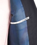 $695 HICKEY FREEMAN - Blue Textured Notch Lapel Wool Blazer - 44R
