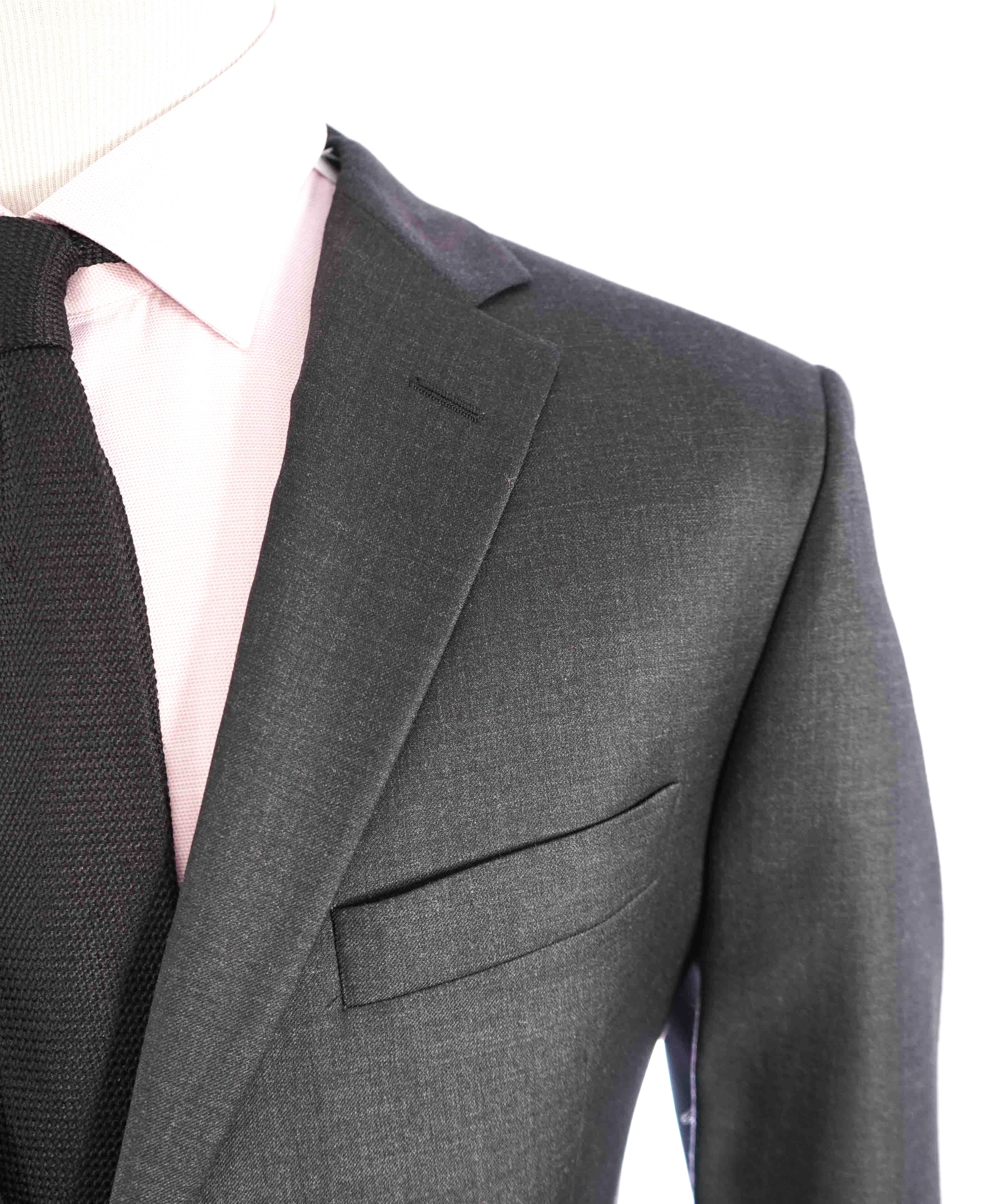 $1,295 HICKEY FREEMAN - *CLOSET STAPLE* Gray Wool Blazer "Milburn ii" - 44L