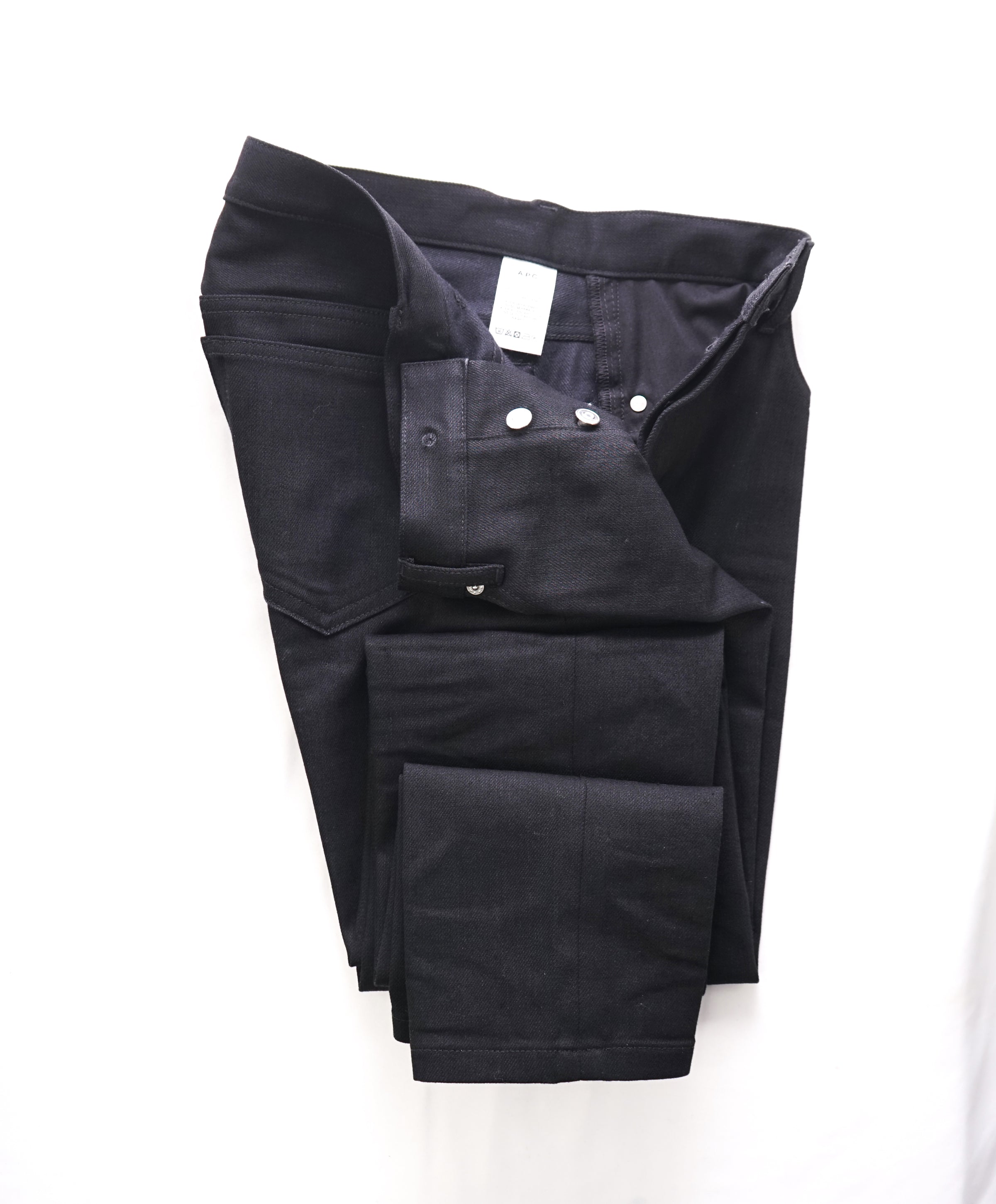 A.P.C. - PETIT NEW STANDARD Black Jeans *Missing Button* - 29W 