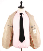 $1,095 ELEVENTY -Oxford Weave Neutral COTTON/LINEN Ivory Btn Blazer-42 (52EU)