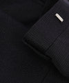 STRELLSON - Slim Black Wool Abstract Check Dot Flat Front Dress Pants - 31W