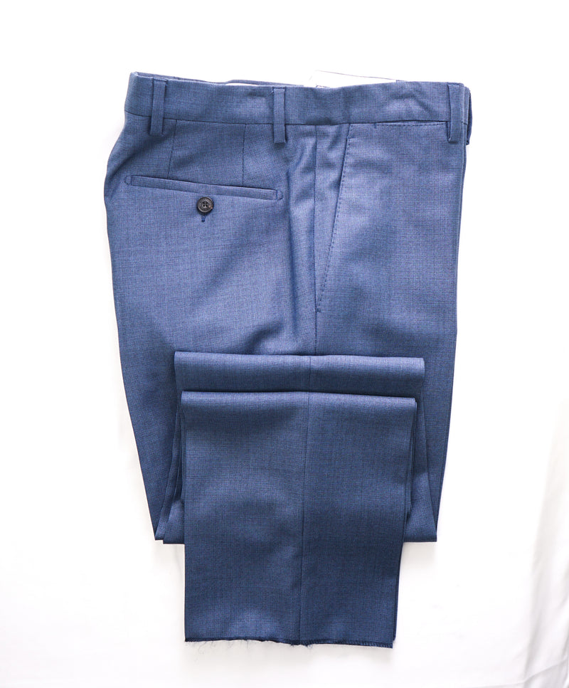 BURBERRY LONDON - *Wool & Mohair* ITALY Baby Blue Check Dress Pants - 31W
