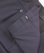 $740 BURBERRY LONDON - Pure Wool ITALY Navy Blue Solid Dress Pants - 38W
