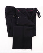 CORNELIANI - "Wool & Silk Blend" Flat Front Tux Dress Pants - 33W