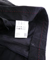 HUGO BOSS - Gray Abstract Check "Astian/Hets" Slim Flat Front Dress Pants - 30W