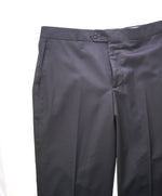 SAKS FIFTH AVE - Black Wool & Silk MADE IN ITALY Flat Front Dress Tux Pants- 36W