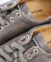 MAGNANNI - Lace Up Gray Patina Leather Sneakers W Rubber Sole - 9