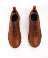 COLE HAAN - Zero Grand Brown Leather Rugged Oxford Sneakers - 9.5