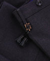 INCOTEX - Logo Tassel Charcoal Dress Pants Reg Fit Super 100’s - 39W