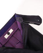INCOTEX - Logo Tassel Charcoal Dress Pants Reg Fit Super 100’s - 40W