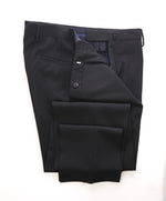 BOGLIOLI - Blue/Green Check Wool PREMIUM Flat Front Dress Pants- 36W