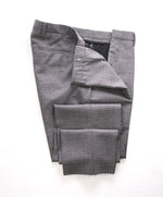HUGO BOSS - Textured Gray Flat Front Dress Pants- 31W