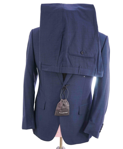 $4,995 ERMENEGILDO ZEGNA -“LEGGERISSIMO" Premium SILK Blue Suit - 40R