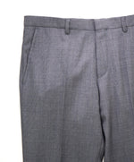 HUGO BOSS - Gray Pin-Dot Flat Front Dress Pants - 32W