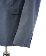 ARMANI COLLEZIONI - "M Line"Slim Modern Pastel Blue Notch Lapel Suit - 40R