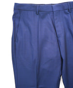 HUGO BOSS - Cobalt Blue Flat Front Dress Pants - 32W