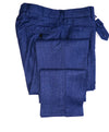 L.B.M. 1911 - Luigi Bianchi Mantova Patch Pocket Wide Peak Lapel Blue Suit - 36R