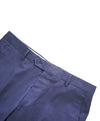 SAKS FIFTH AVENUE - Medium Blue *MADE IN ITALY* Flat Front Dress Pants - 34W