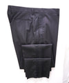 VERSACE - "SLIM" Wool Black Flat Front Tux Dinner Dress Pants - 40W (56EU)