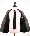 $2,400 DIOR - Christian Dior Cotton / SILK Gray Skinny Lapel Blazer - 38L