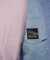 CANALI - Light Blue Wool/Silk/Linen Basket Weave Summer Blazer - 46R