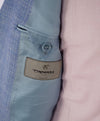 CANALI - Light Blue Wool/Silk/Linen Basket Weave Summer Blazer - 46R