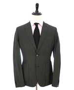 J. LINDEBERG - Summer Linen Cotton Blend Green Semi-Lined Blazer- 40R
