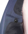 $2,350 VALENTINO - Steel Blue Wool Notch Lapel SLIM Blazer - 36R