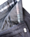 ARMANI COLLEZIONI - Black On Black Sleek Stripe “G Line” Wool Suit - 42R