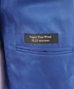 CORNELIANI - "18,25 Microns" Super Fine Bold Blue Plaid Check Blazer - 44R