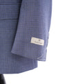CANALI - Blue Melange Houndstooth Blazer W Bright Buttons - 48R