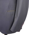 $4,595 ISAIA - "AQUASPIDER" Satin PEAK LAPEL Navy Blue Wool Tuxedo - 42L