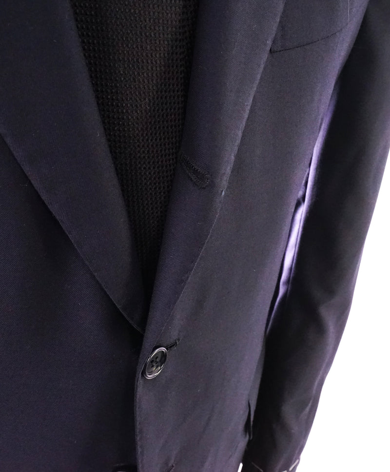 KITON - "14 Microns" Iconic Navy Suit 2-3 Button Roll Lapel - 46R