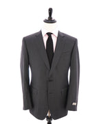 CANALI - Gray Charcoal Notch Lapel Iconic Suit -  44R