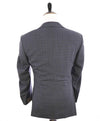 $2,000 CANALI - Blue & Gray ABSTRACT CHECK  *IMPECCABILE* Suit - 40R 35W