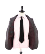 PAL ZILERI - Semi-Lined Soft Shoulder Purple Stripe Modern Suit- 40R