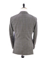 Z ZEGNA - Gray & Teal Prince Of Wales Check "TECHNO WOOL" Blazer - 40S