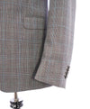 Z ZEGNA - Gray & Teal Prince Of Wales Check "TECHNO WOOL" Blazer - 40S