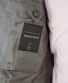 Z ZEGNA - Gray & Teal Prince Of Wales Check "TECHNO WOOL" Blazer - 40R