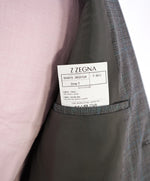 Z ZEGNA - Gray & Teal Prince Of Wales Check "TECHNO WOOL" Blazer - 40S