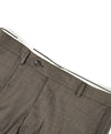 SAMUELSOHN - "SUPER 120's" Brown *Closet Staple* Wool Flat Front Pants - 32W