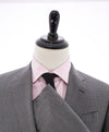 ARMANI COLLEZIONI - “G Line” Gray Micro Check Plaid Notch Lapel Suit - 40R