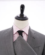 ARMANI COLLEZIONI - “G Line” Gray Micro Check Plaid Notch Lapel Suit - 40R