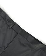 SAMUELSOHN - "SUPER 120's" Black On Black TUX Dinner Flat Front Pants - 40W