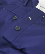 SAMUELSOHN - "SUPER 120's" Cobalt Blue Wool Flat Front Pants - 42W