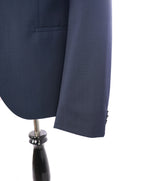 HUGO BOSS - Shawl Collar Blue On Blue Check SILK Blazer Dinner Jacket - 42R