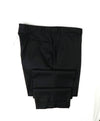 ISAIA - *AQUASPIDER 160's* Black Wool Dress Pants Flat Front - 40W