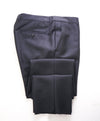Z ZEGNA - *STEEL BLUE* SLIM Solid Flat Front Dress Pants - 34W