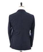 Z ZEGNA -Blue Tonal Micro Check Drop 8 Wool Suit - 42R